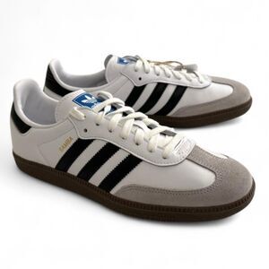 Adidas Samba OG - Cloud White / Core Black / Clear Granite, NEW! 10W/9M